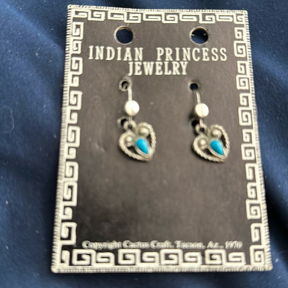 Indian princess jewelry  turquoise silver